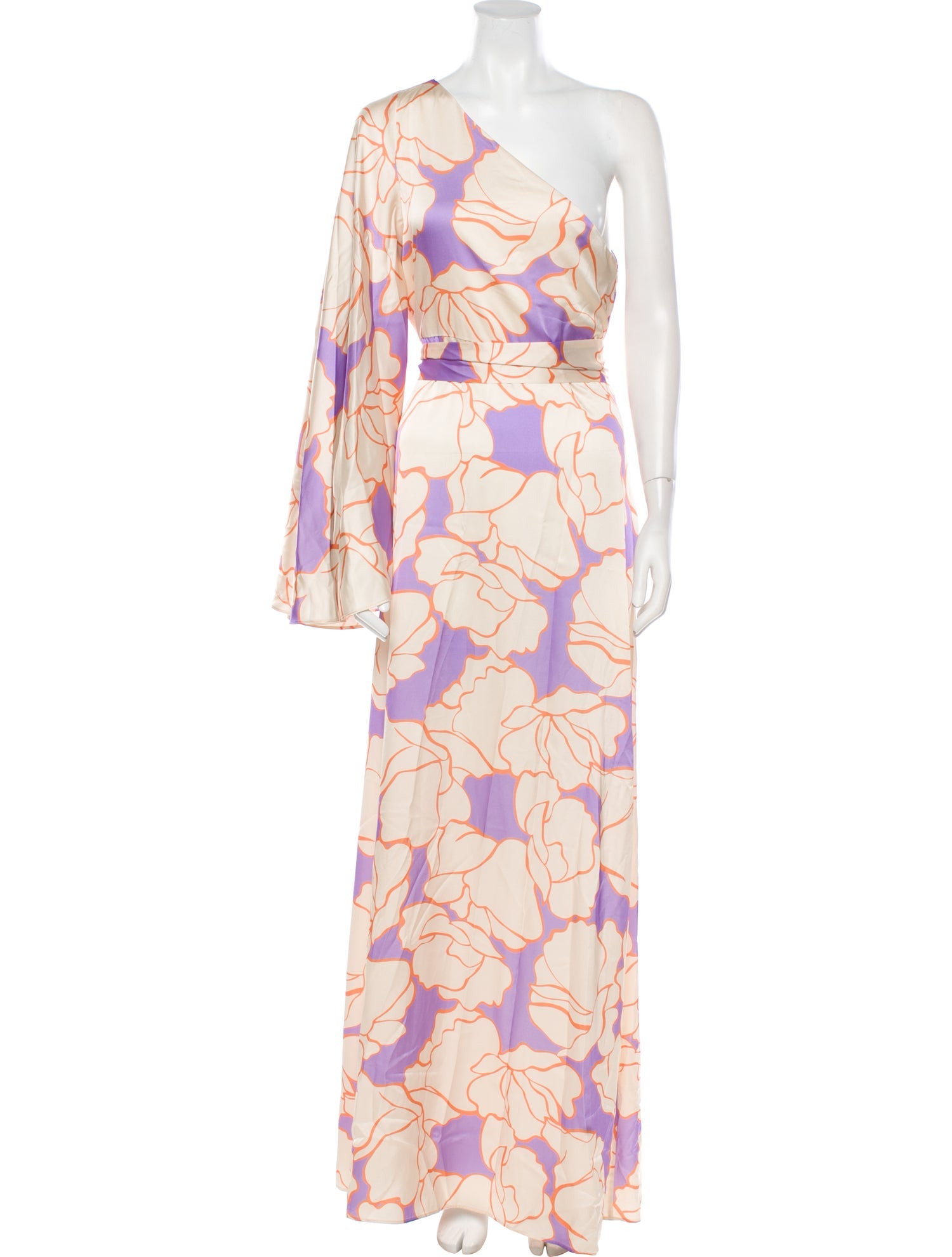 Alexis Floral Print Long Dress