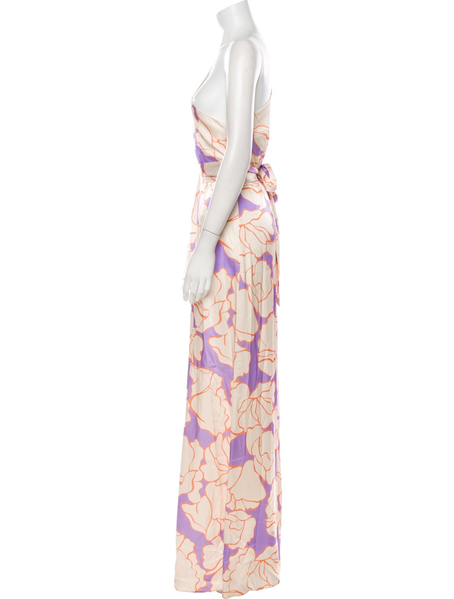 Alexis Floral Print Long Dress