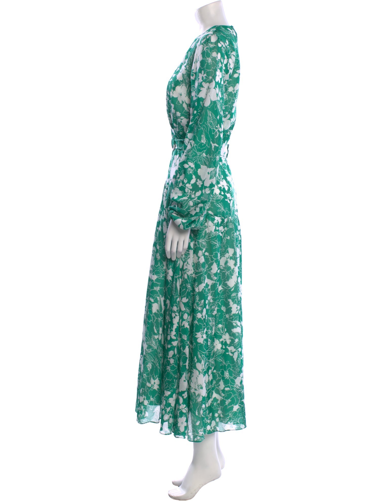Alexis Floral Print Long Dress