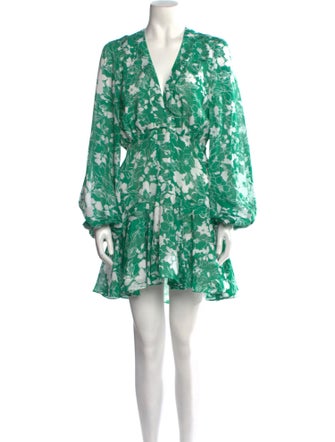 Alexis Floral Print Mini Dress