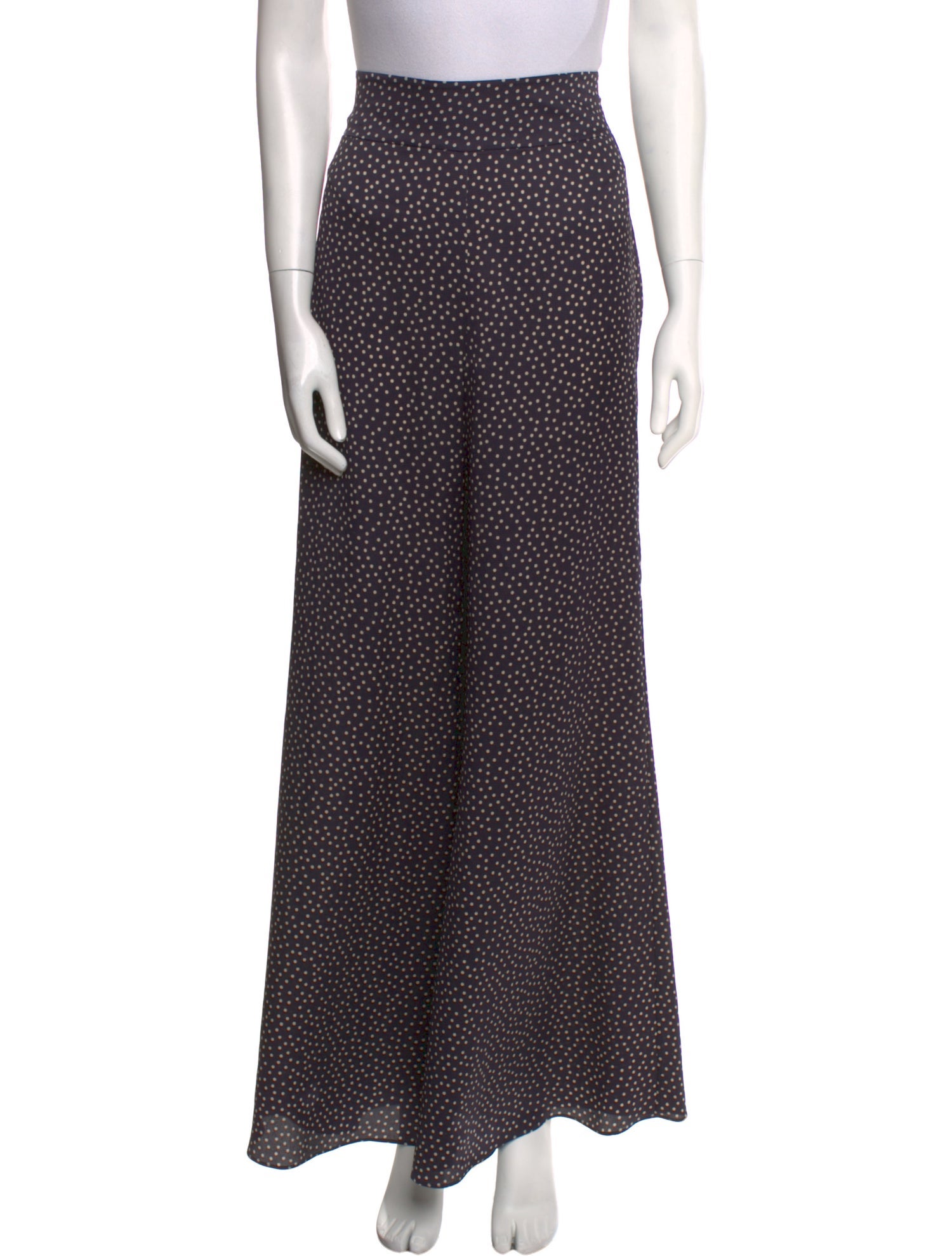 Alexis Polka Dot Print Wide Leg Pants
