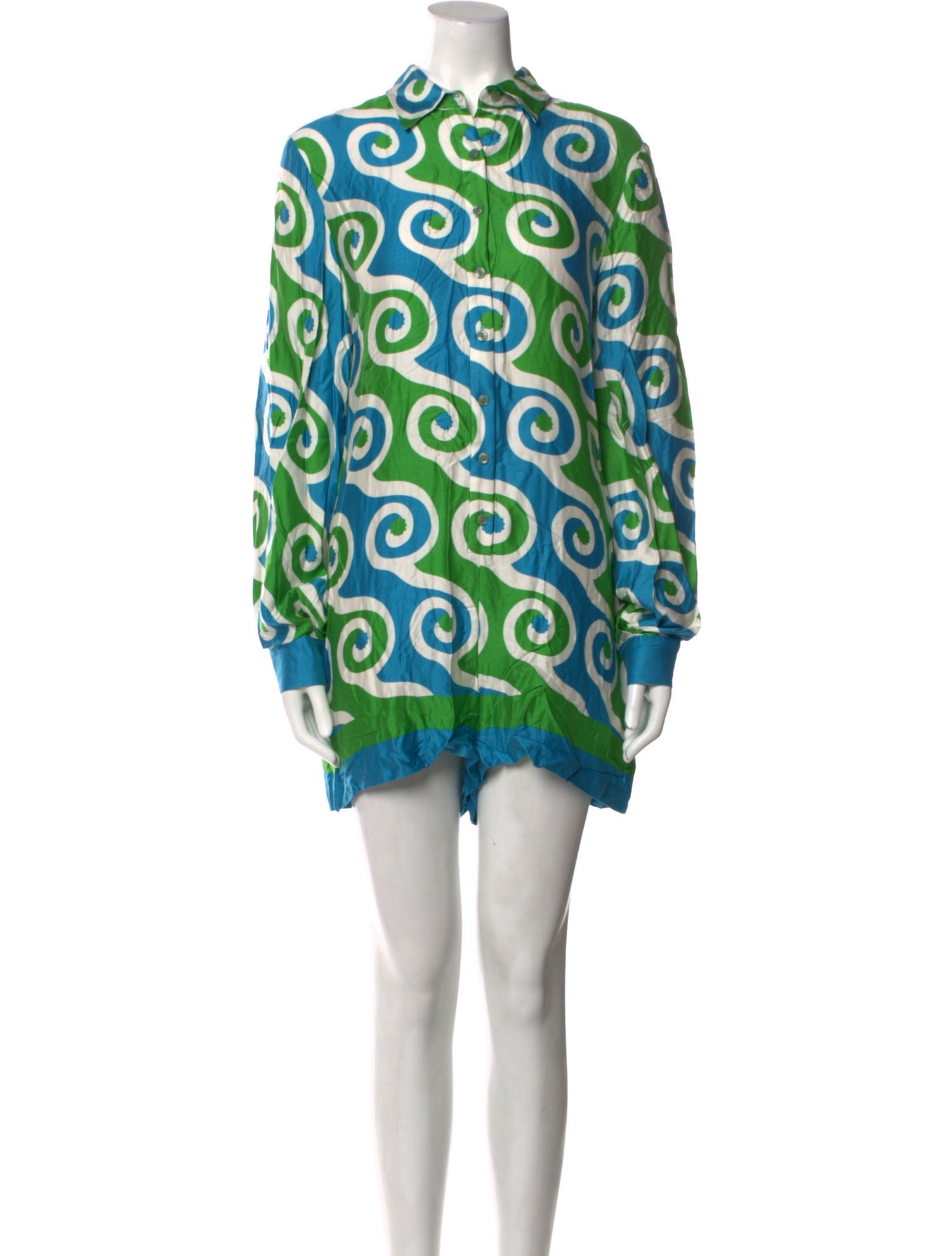 Alexis Silk Printed Romper w/ Tags