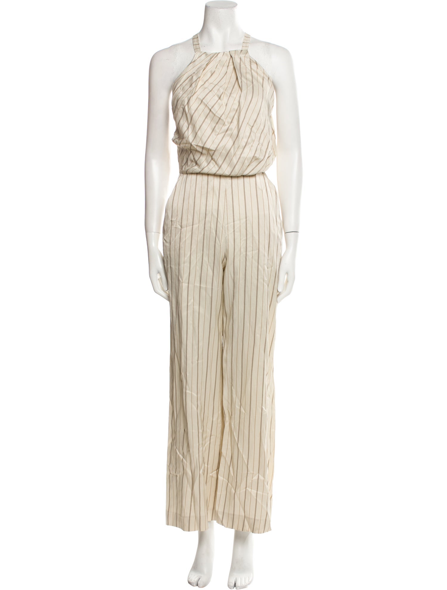 Alexis Striped Halterneck Jumpsuit