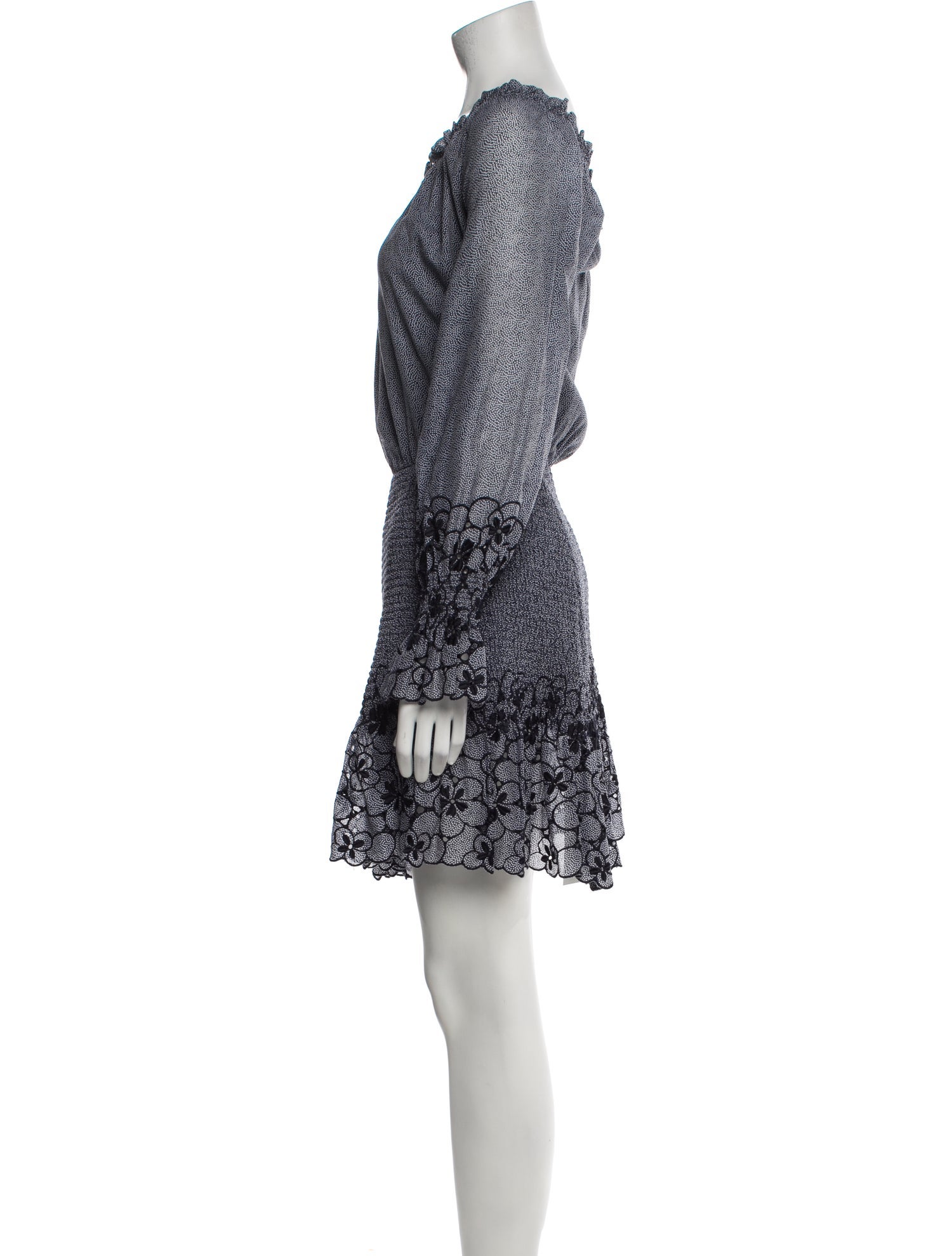 Alexis Floral Print Knee-Length Dress