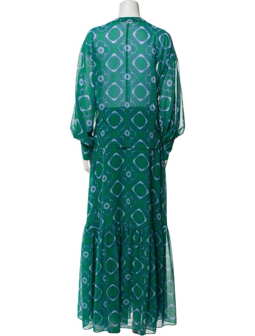 Alexis Printed Pom-Pom Embellishments Skirt Set