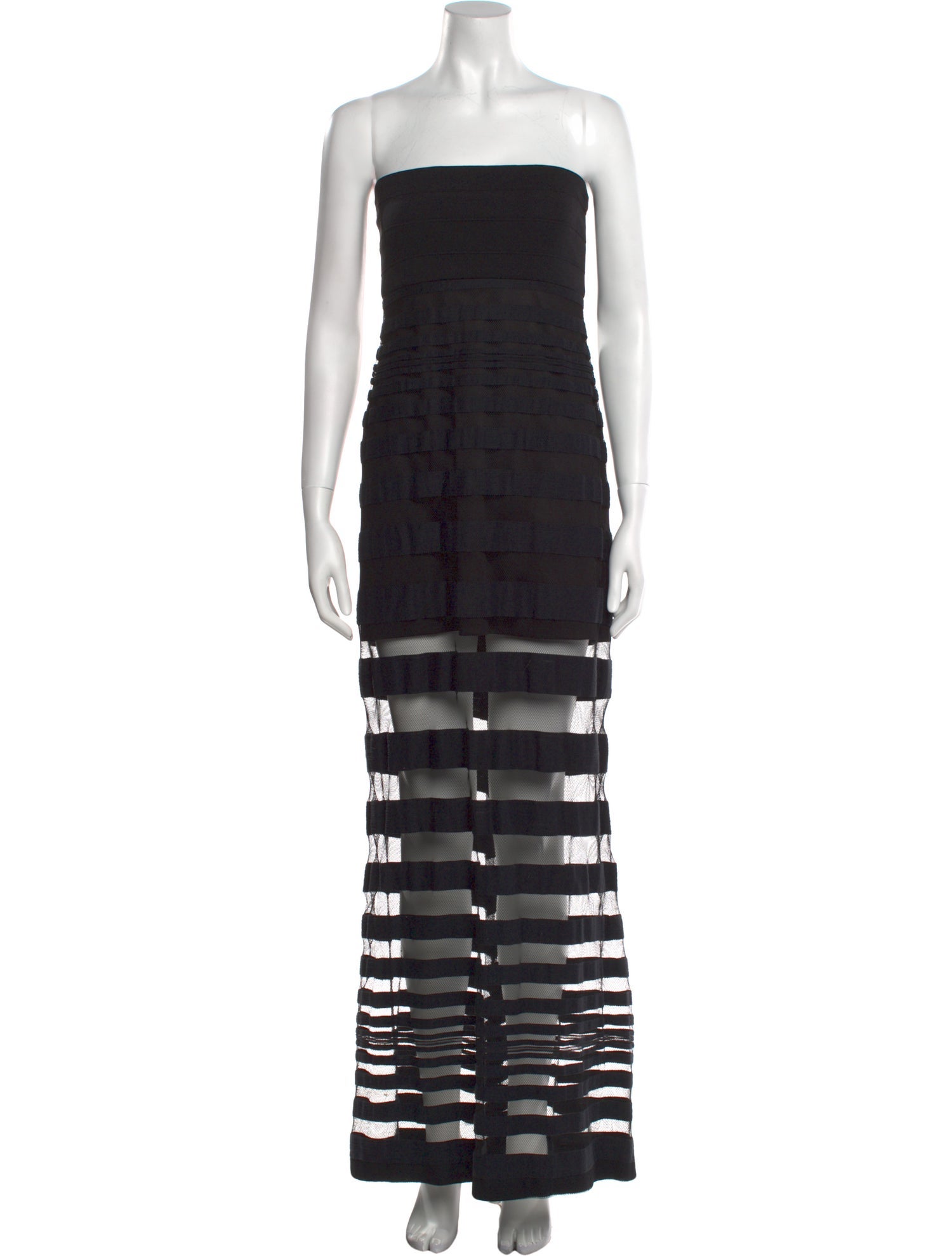 Alexis Striped Long Dress