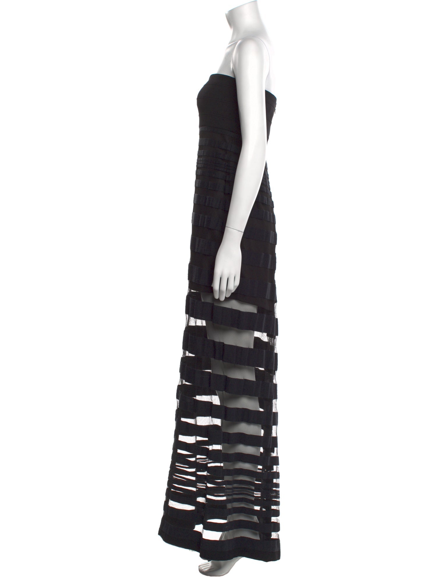 Alexis Striped Long Dress