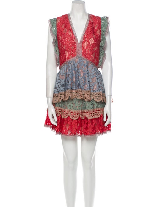 Alexis Lace Pattern Skirt Set