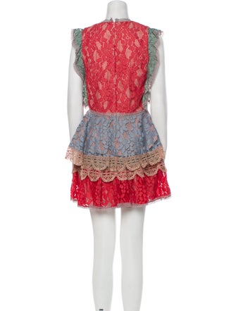 Alexis Lace Pattern Skirt Set