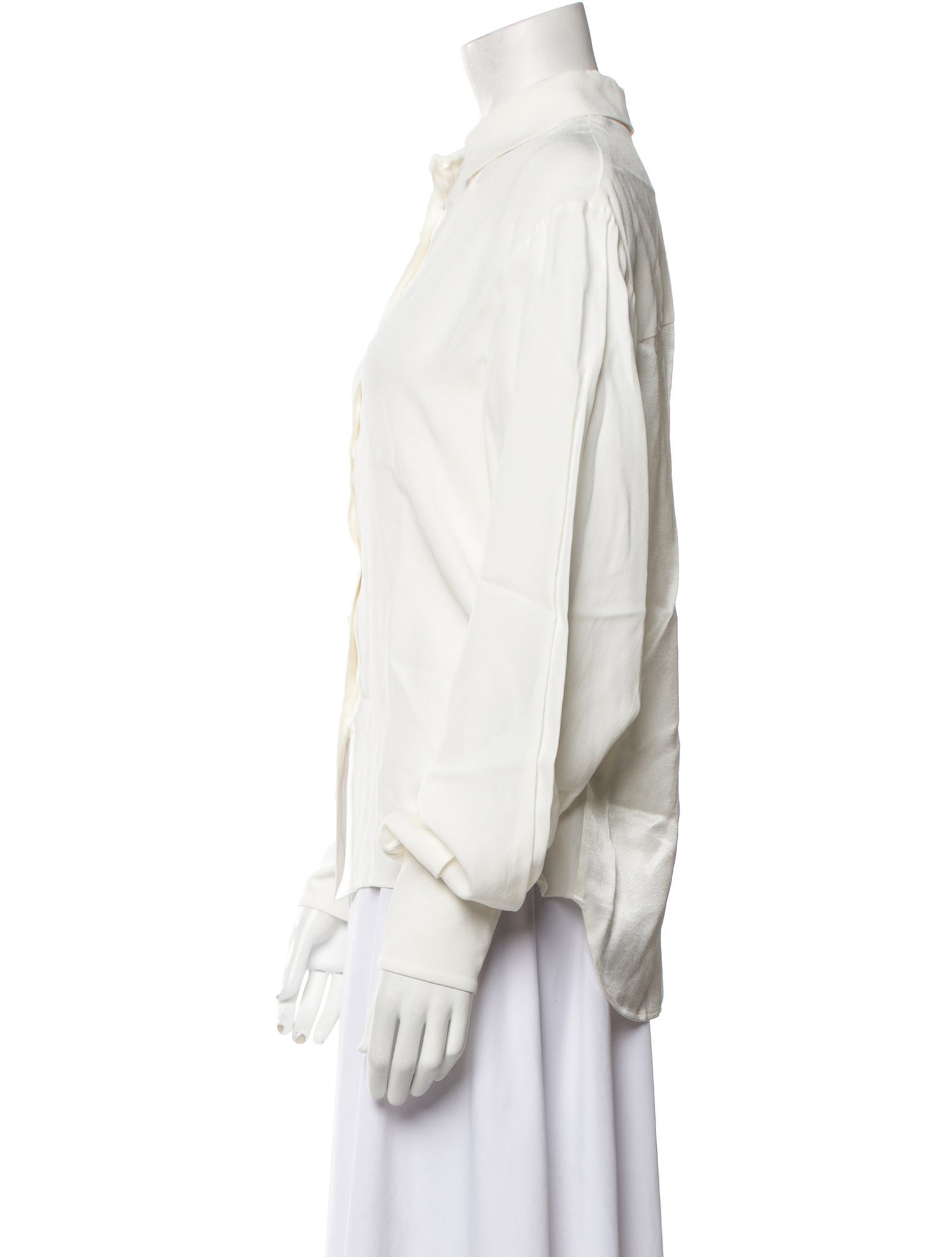 Alexis Three-Quarter Sleeve Button-Up Top