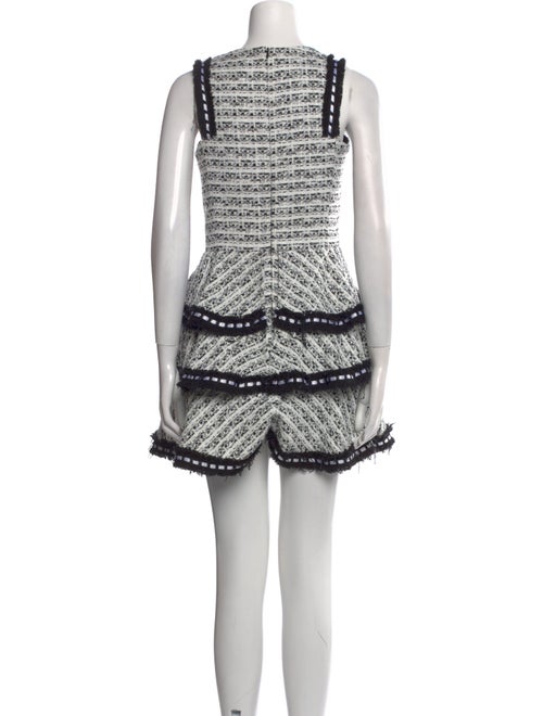 Alexis Tweed Pattern Mini Dress