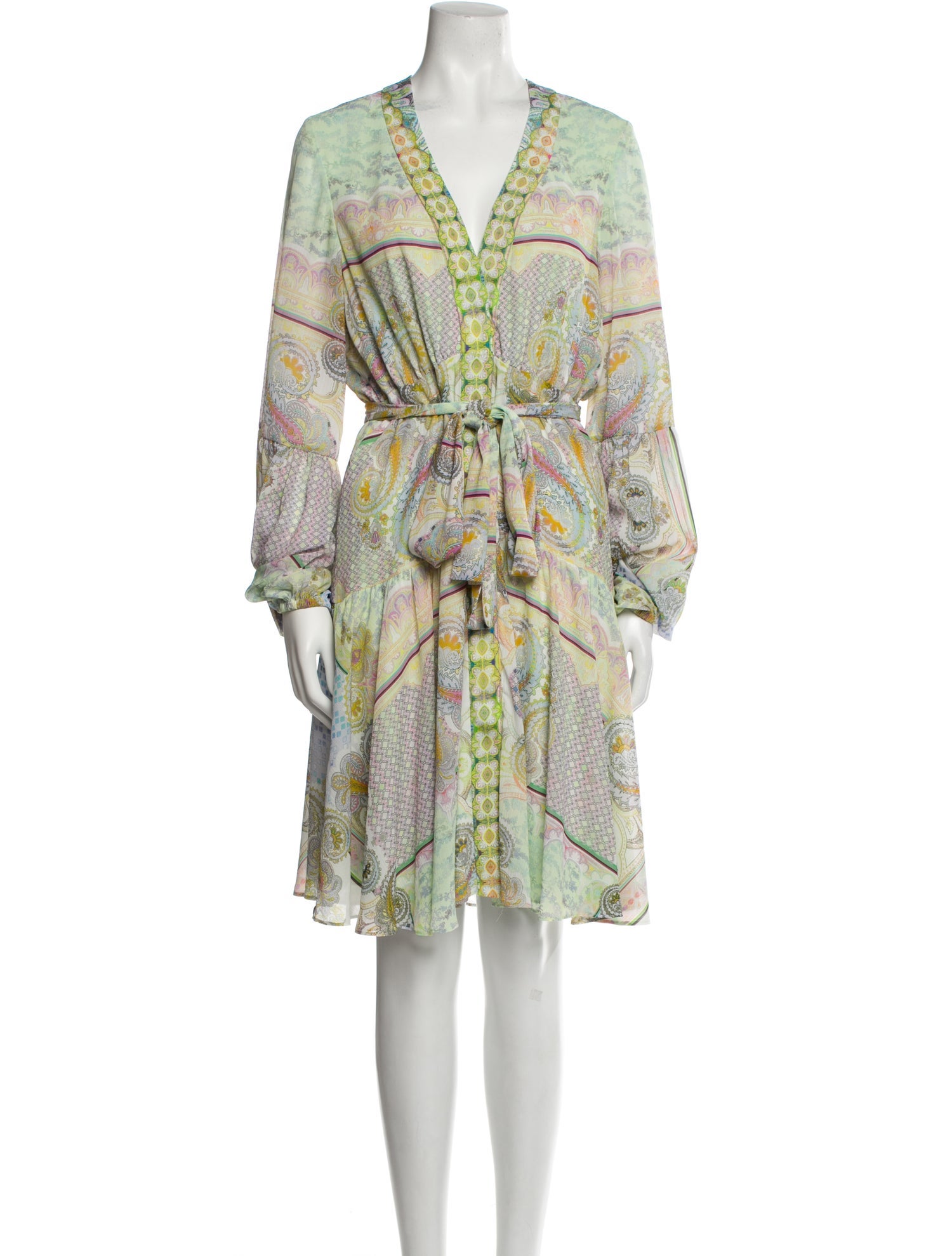 Alexis Printed Knee-Length Dress