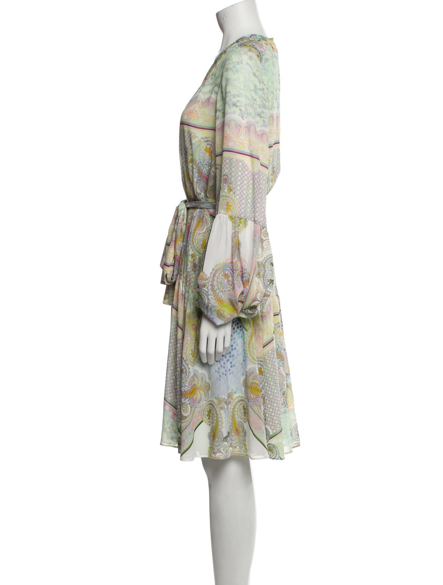 Alexis Printed Knee-Length Dress