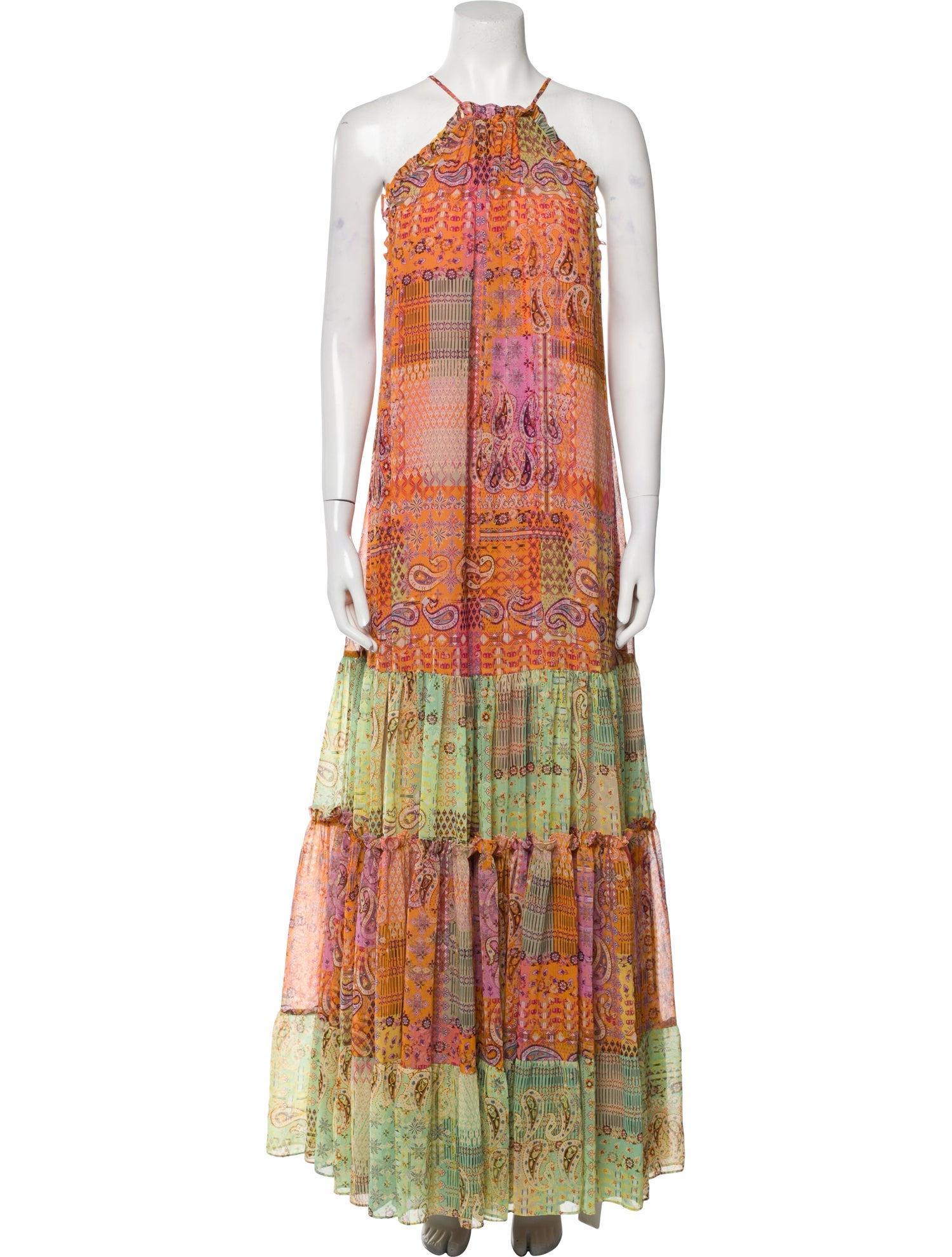Alexis Printed Long Dress