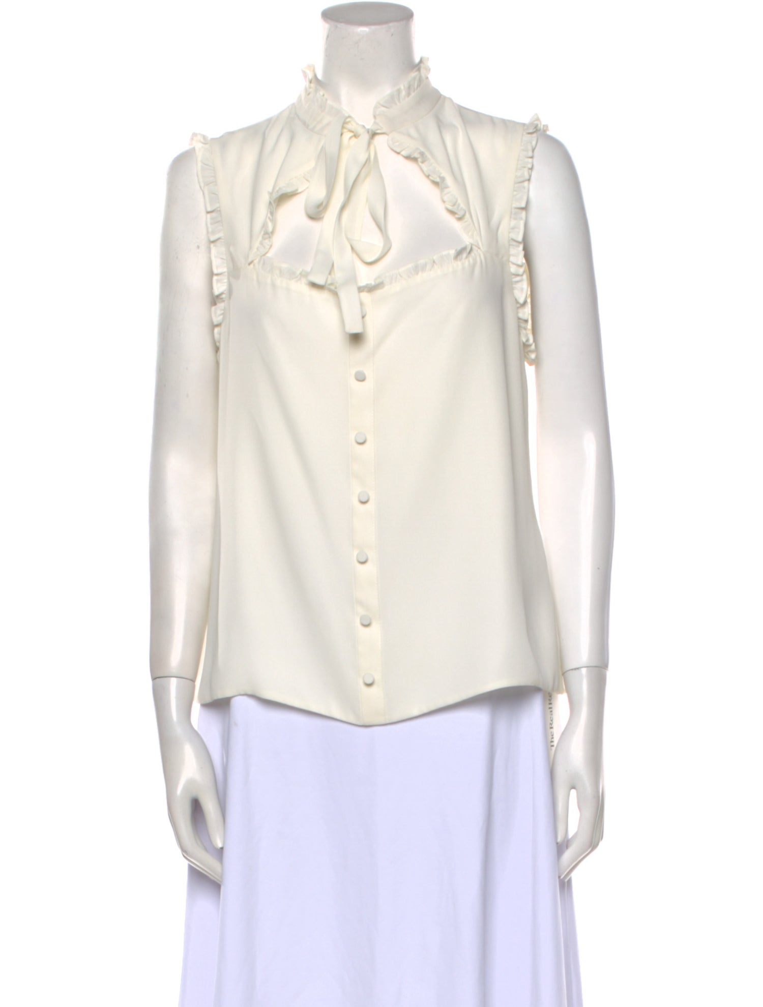 Alexis Mock Neck Sleeveless Blouse