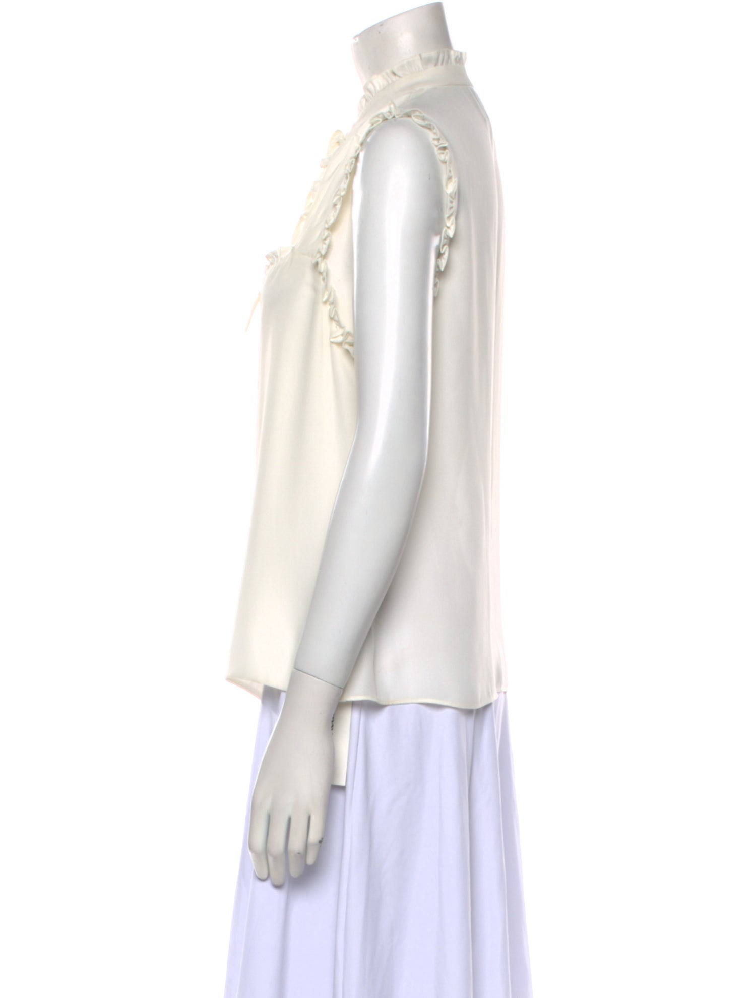 Alexis Mock Neck Sleeveless Blouse