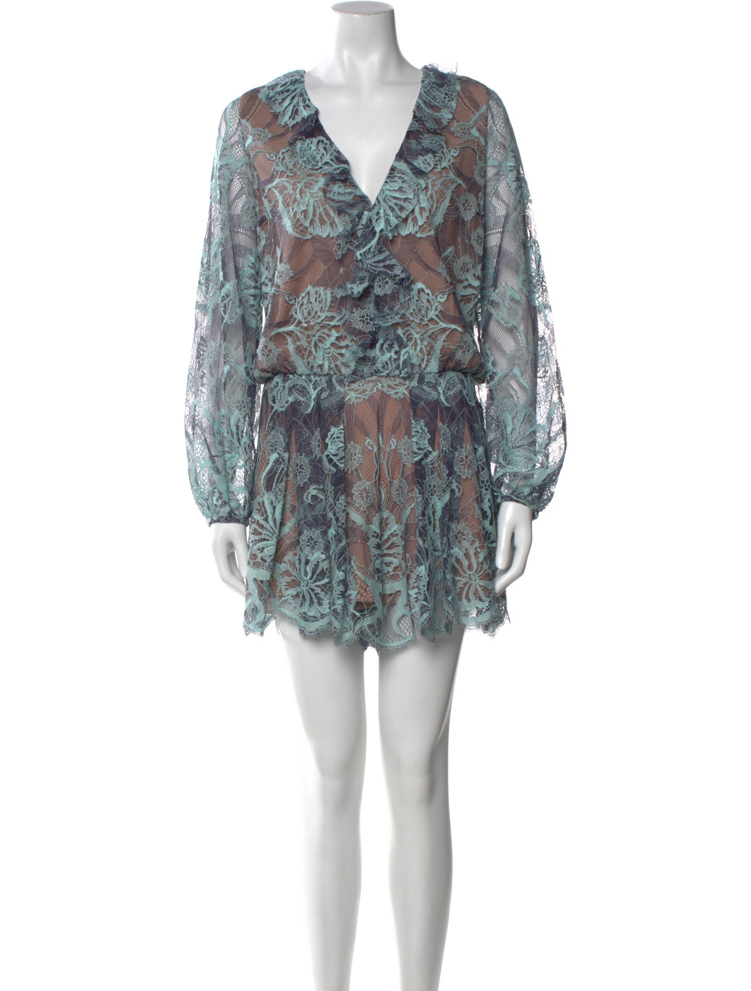 Alexis Nylon Floral Print Romper