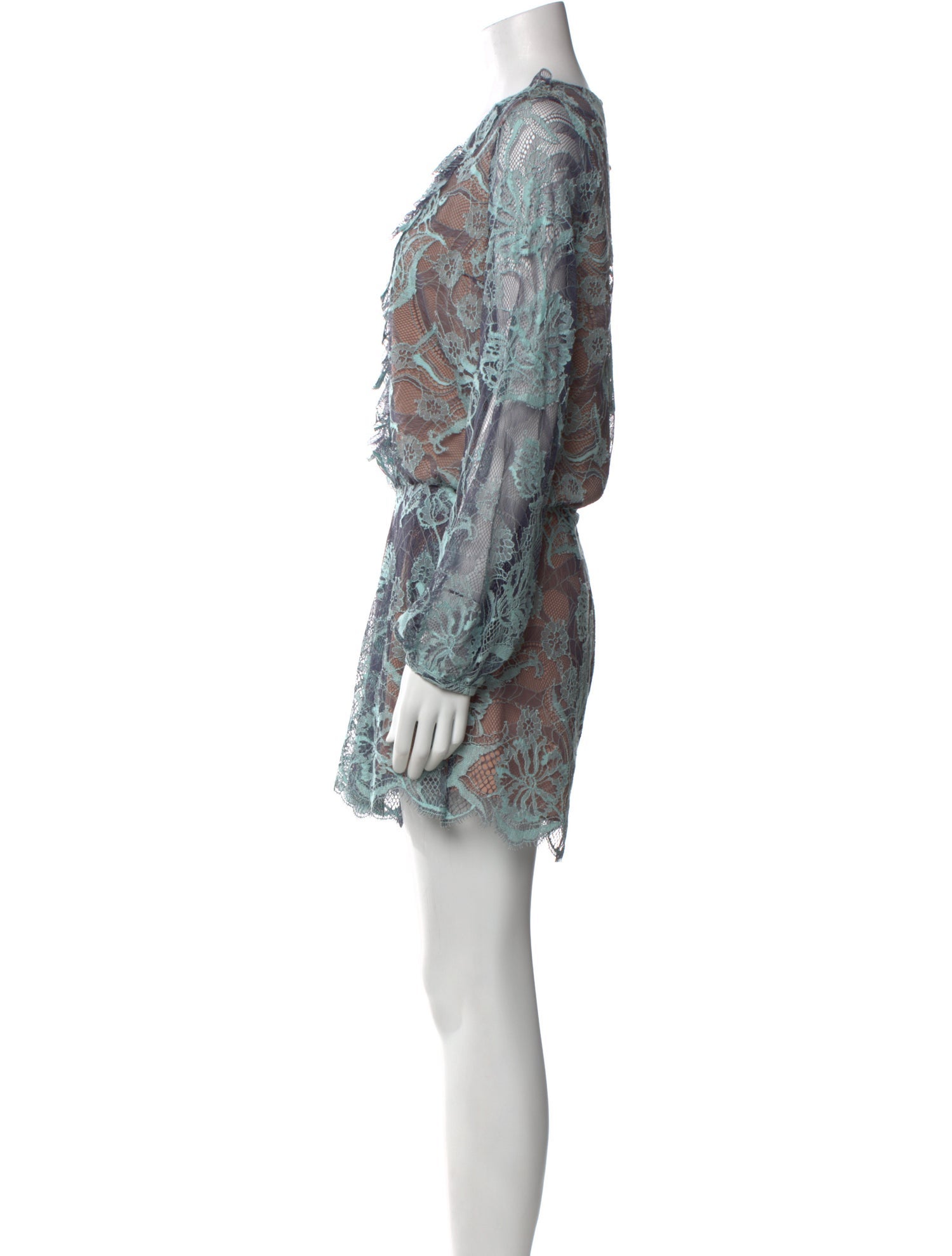 Alexis Nylon Floral Print Romper