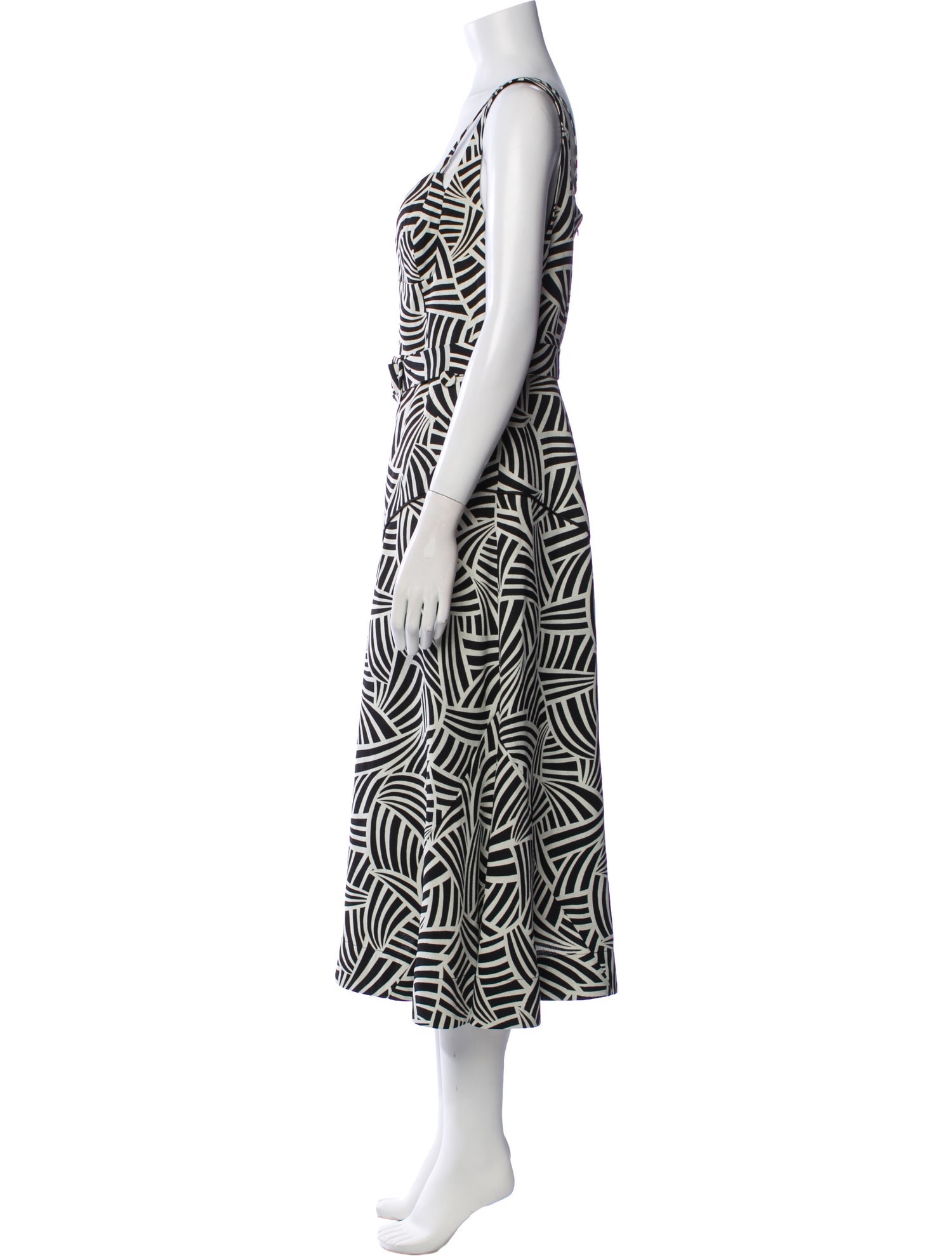 Alexis Printed Midi Length Dress