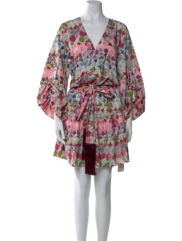 Alexis Dresses Printed Knee-Length Dress L