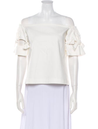 Alexis Off-The-Shoulder Short Sleeve Blouse