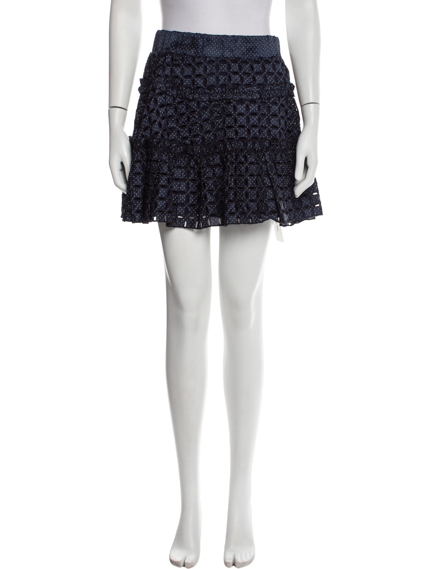 Alexis Polka Dot Print Mini Skirt