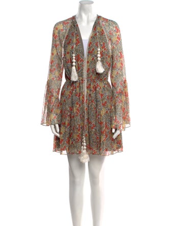 Alexis Floral Print Mini Dress