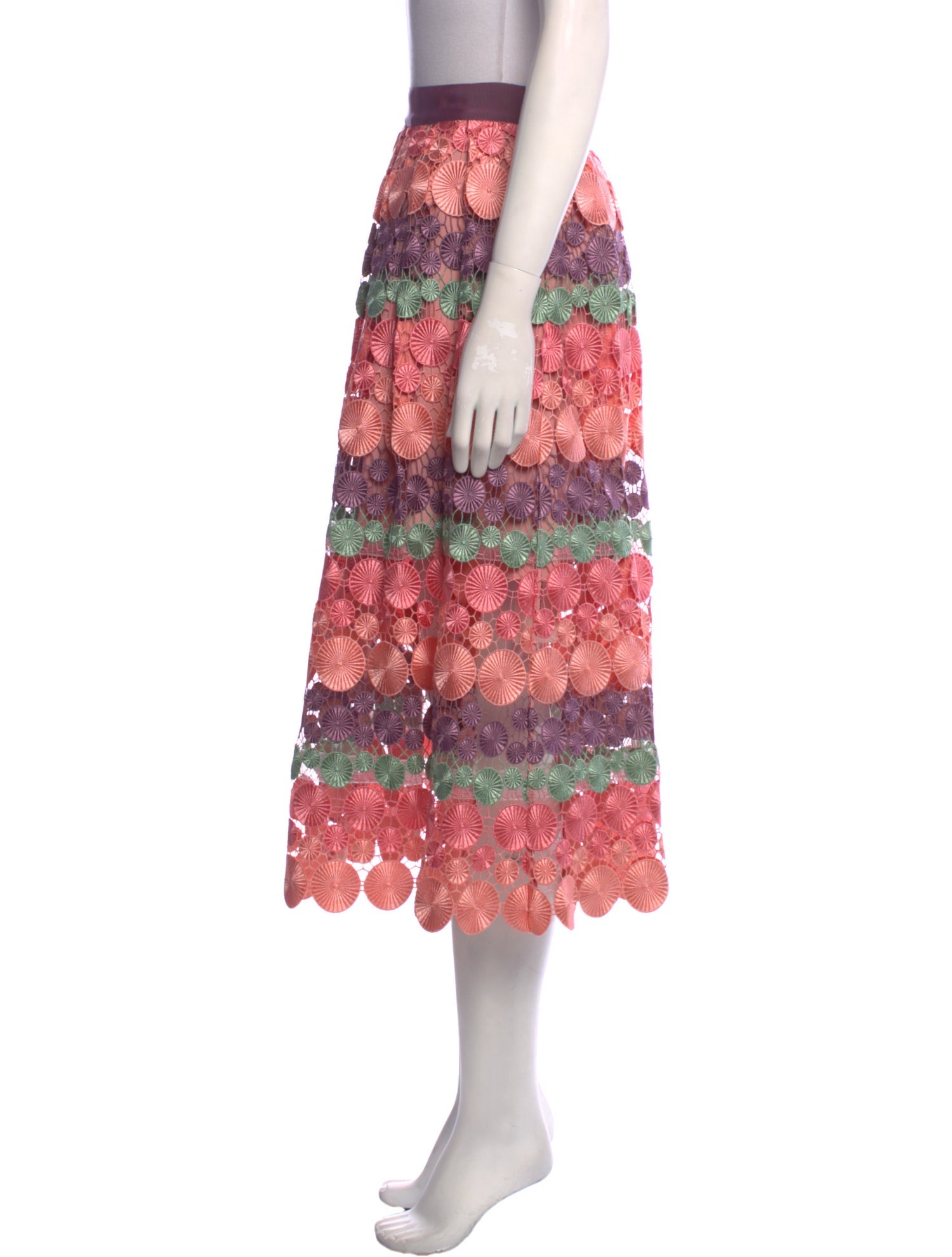 Alexis Printed Midi Length Skirt