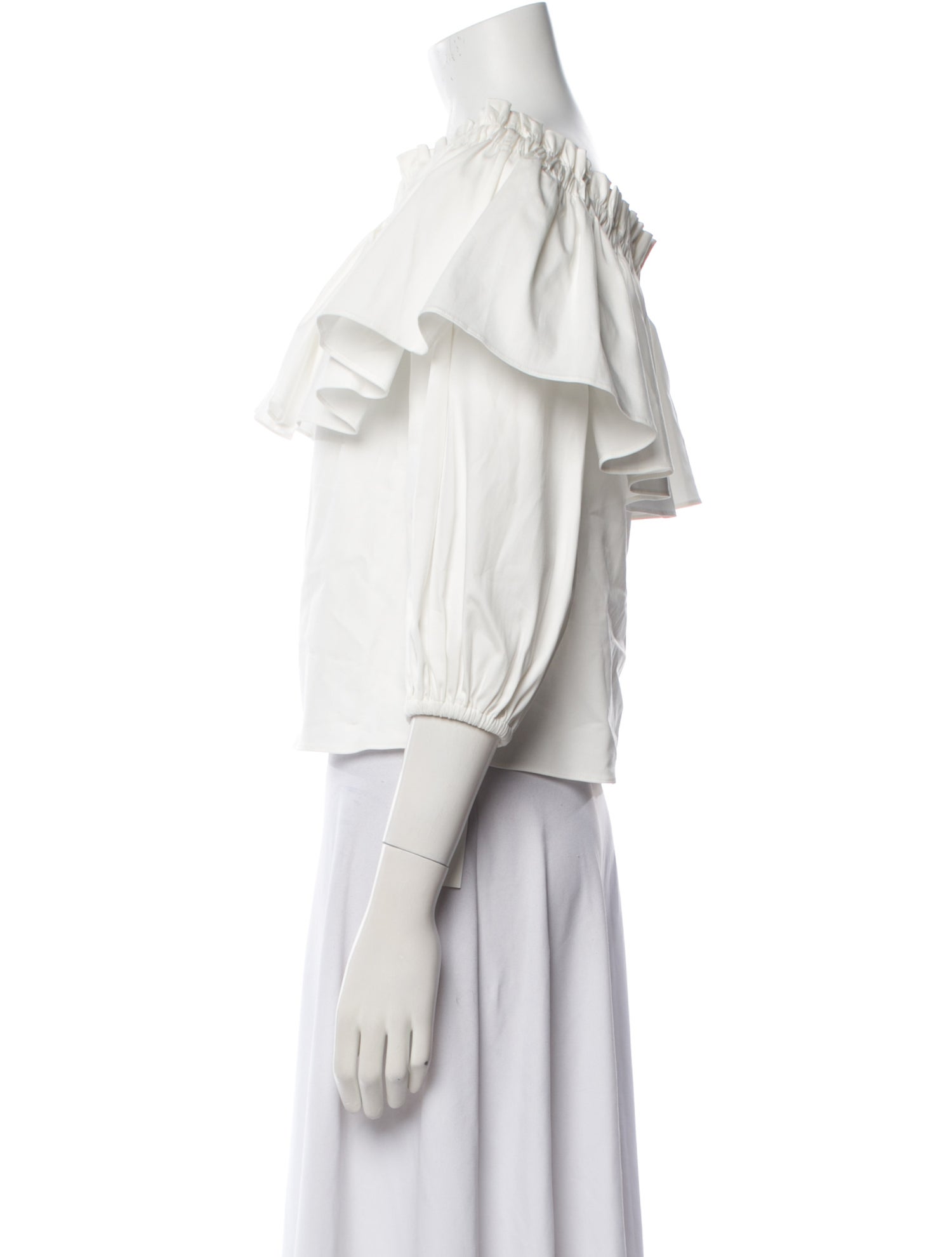 Alexis Off-The-Shoulder Three-Quarter Sleeve Crop Top w/ Tags