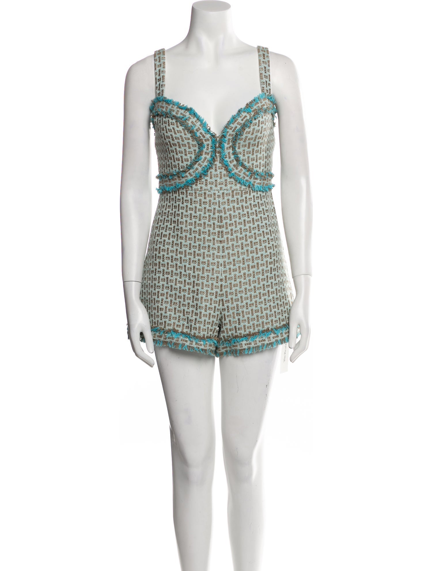 Alexis Printed V-Neck Romper