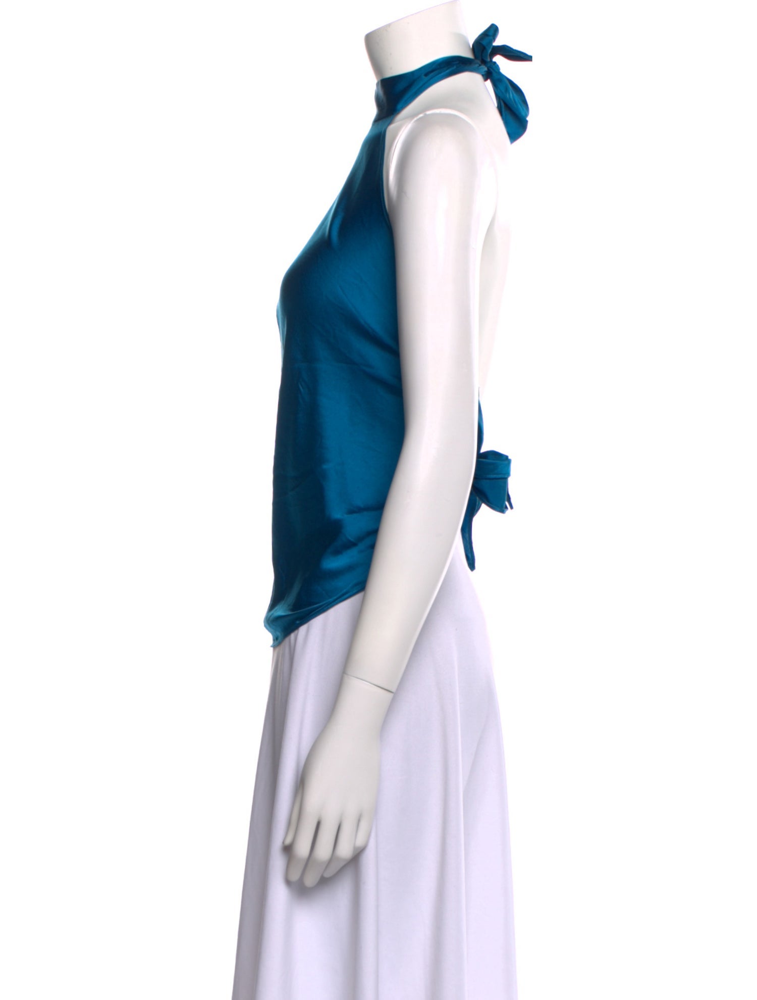 Alexis Silk Mock Neck Top