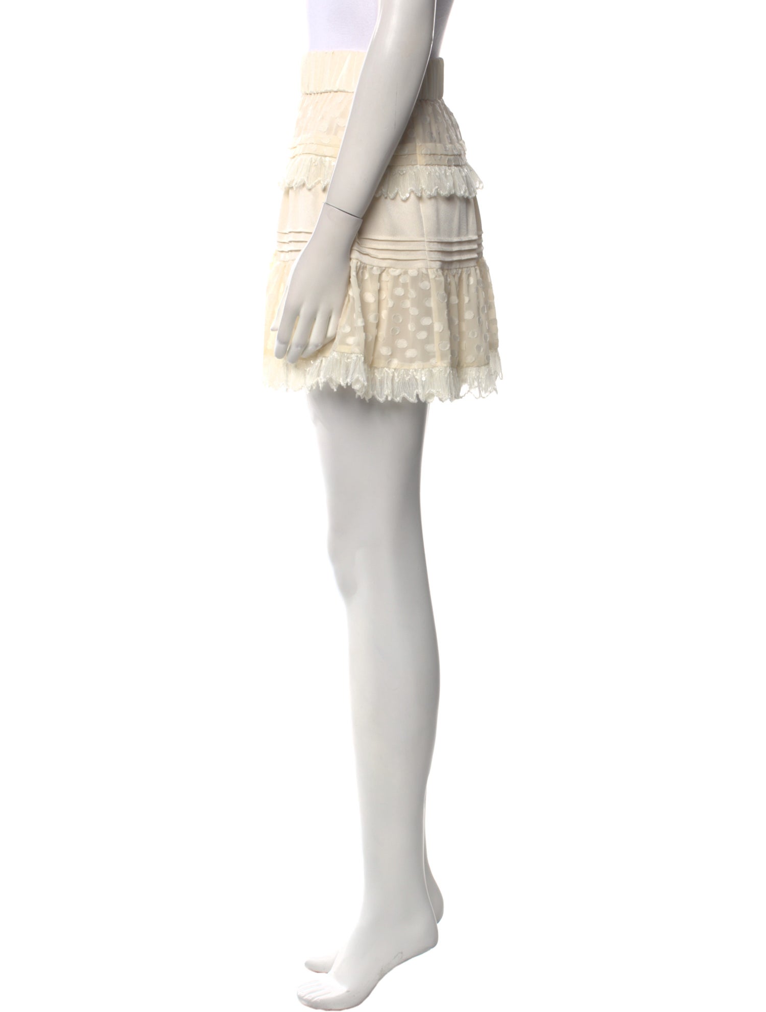 Alexis Beaded Accents Mini Skirt