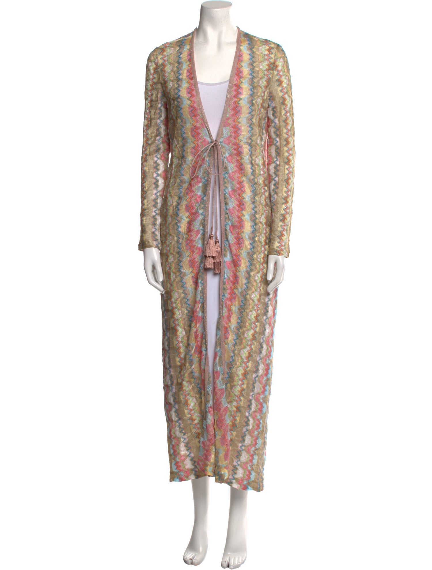 Alexis Printed Open Front Sweater