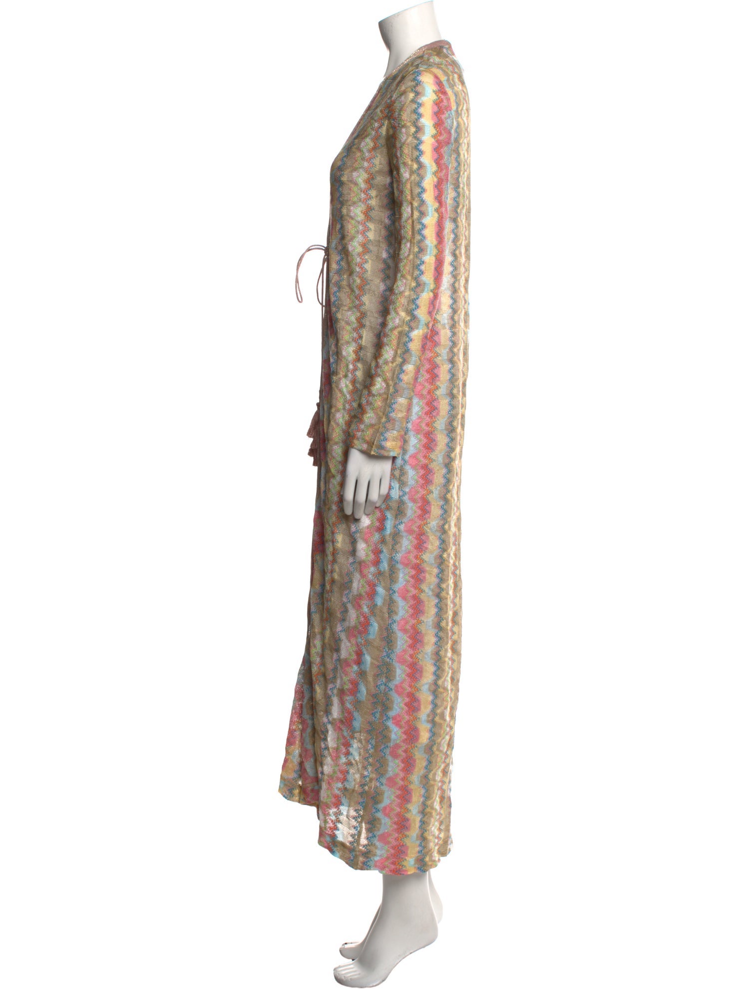 Alexis Printed Open Front Sweater