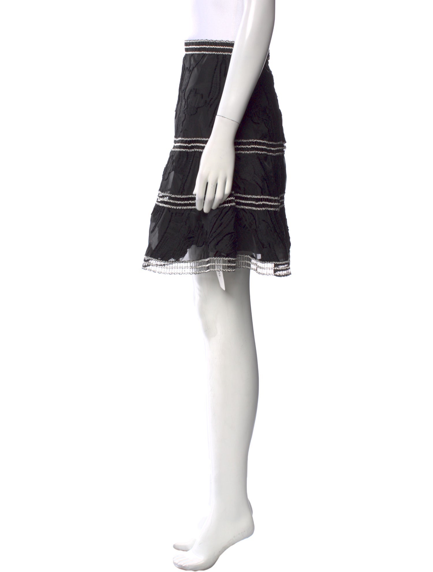 Alexis Striped Mini Skirt