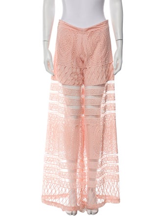 Alexis Lace Pattern Wide Leg Pants