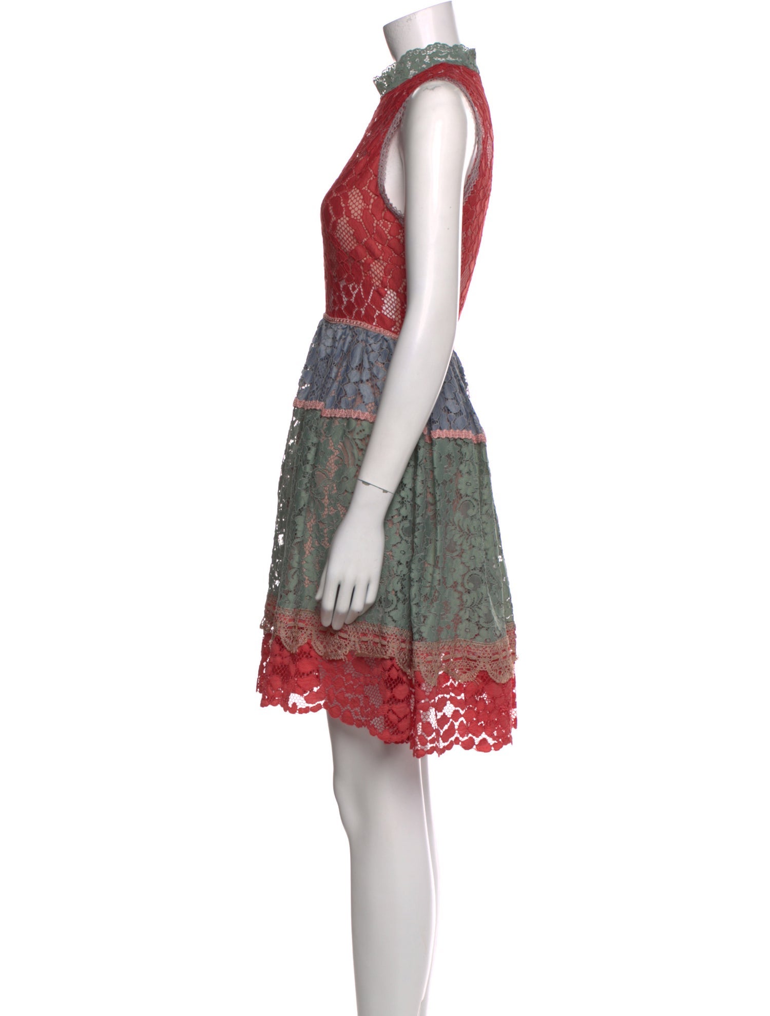 Alexis Lace Pattern Mini Dress w/ Tags