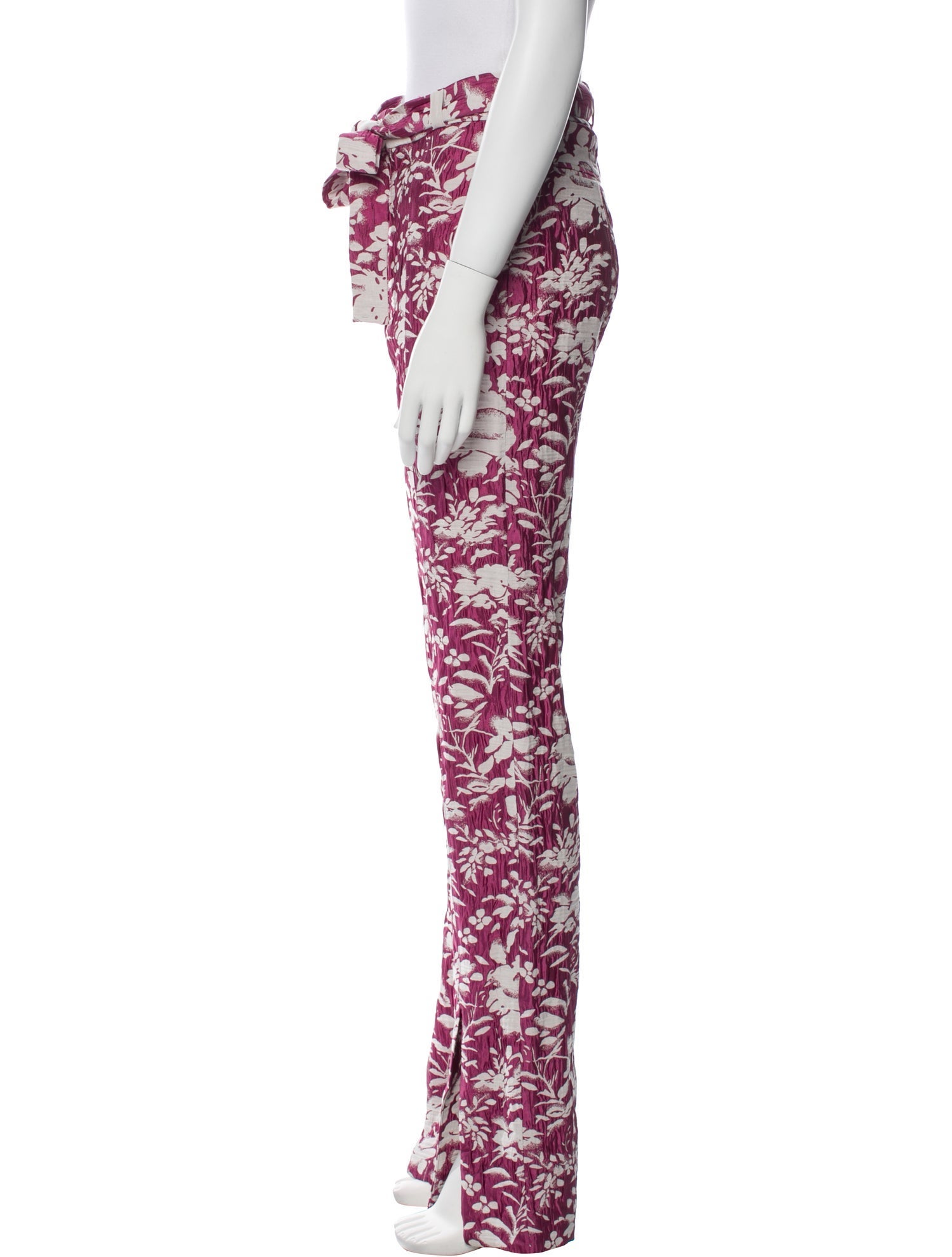 Alexis Floral Print Straight Leg Pants