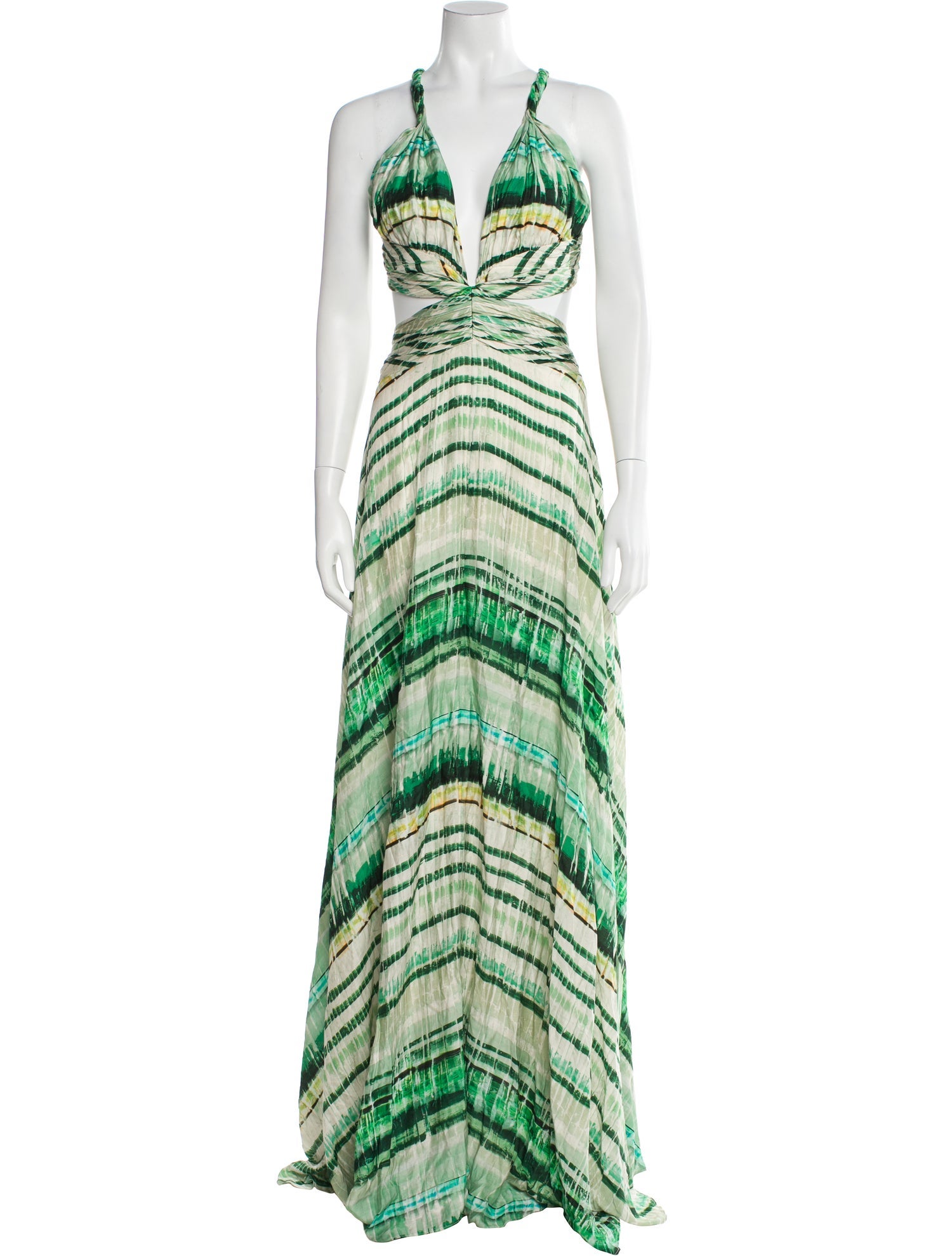 Alexis Striped Long Dress