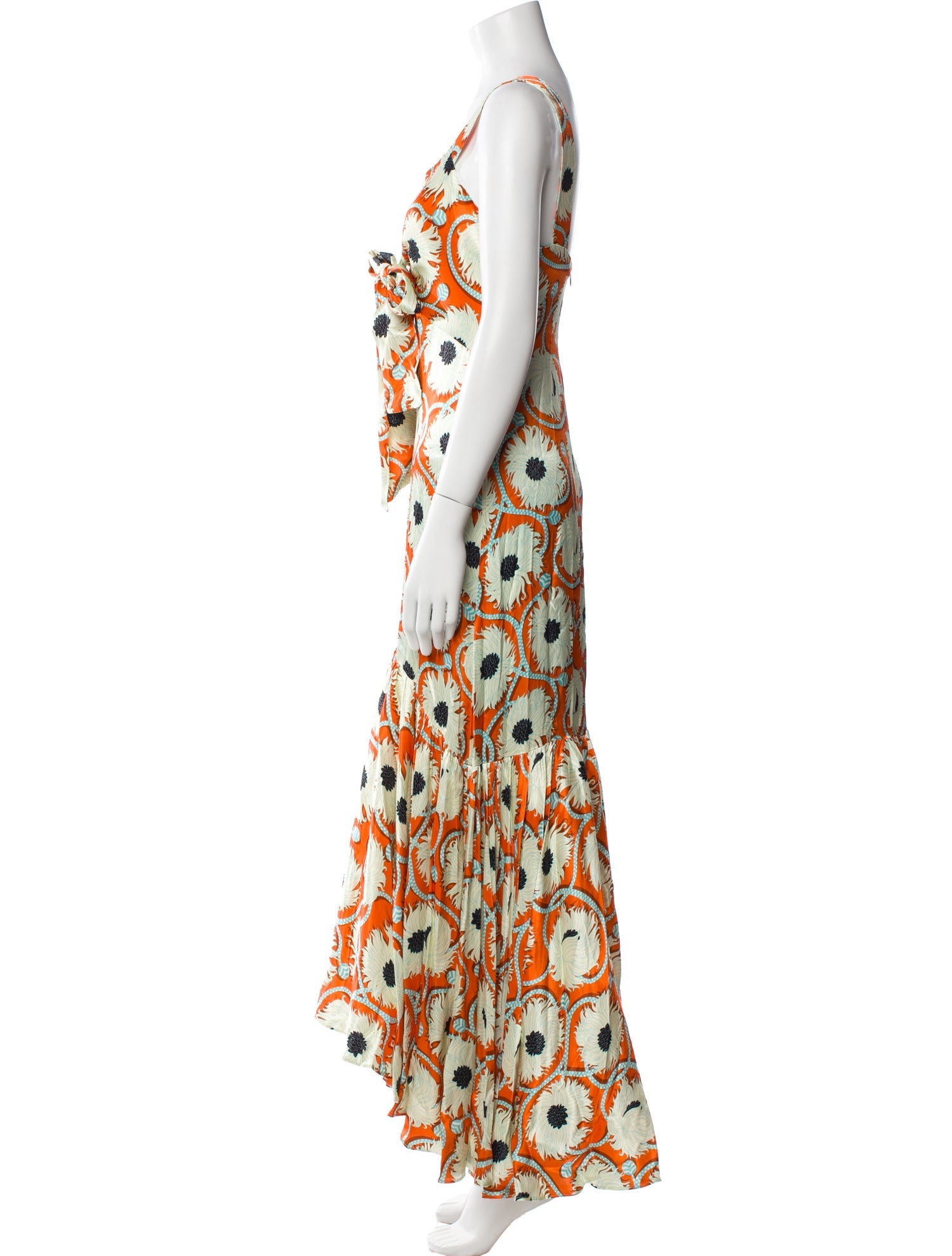 Alexis Printed Long Dress