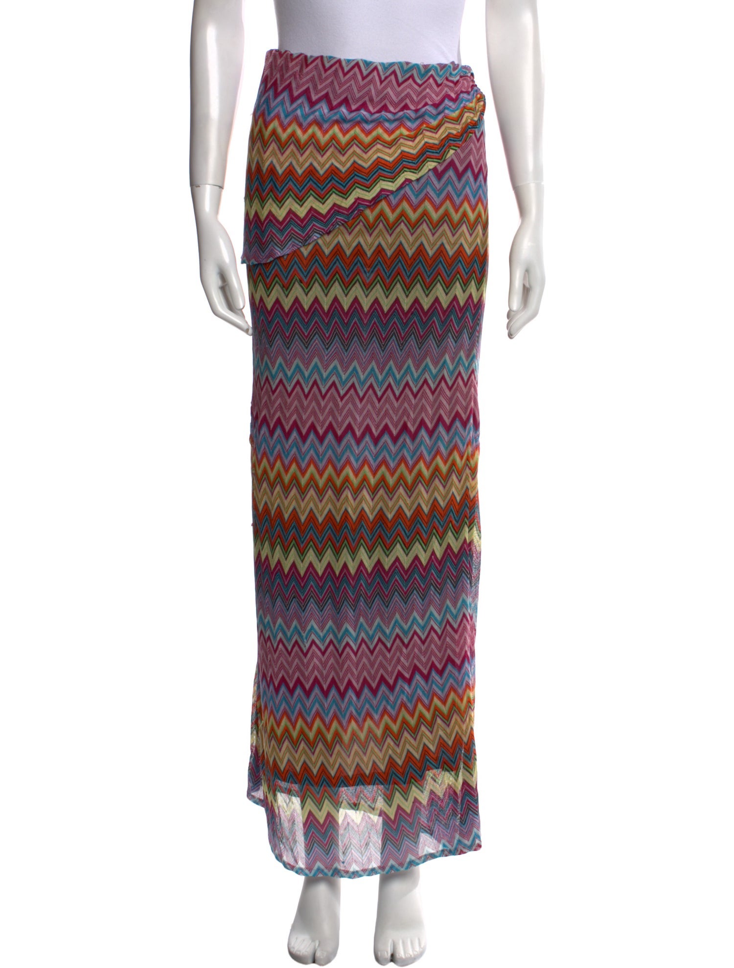 Alexis Striped Long Skirt