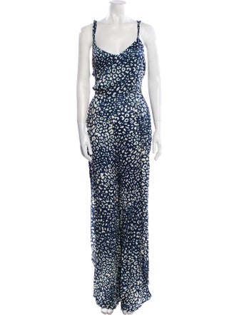 Alexis Printed Scoop Neck Jumpsuit