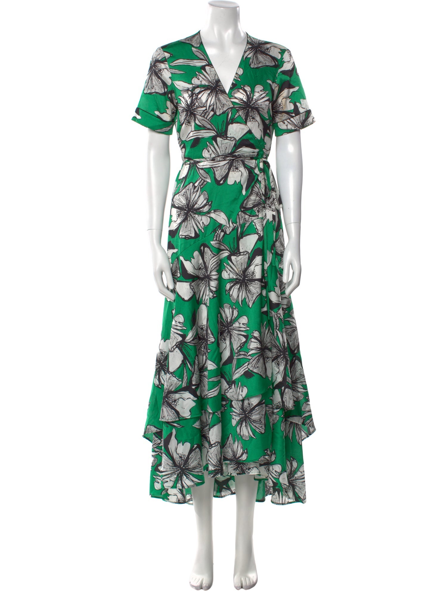 Alexis Floral Print Long Dress