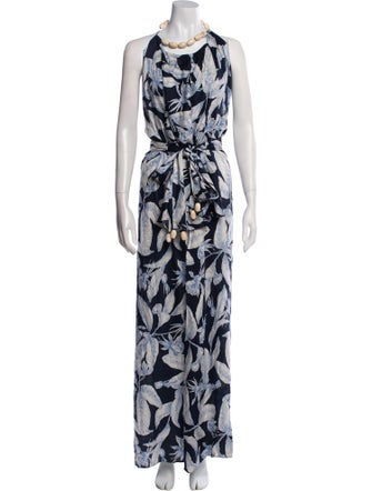 Alexis Printed Long Dress