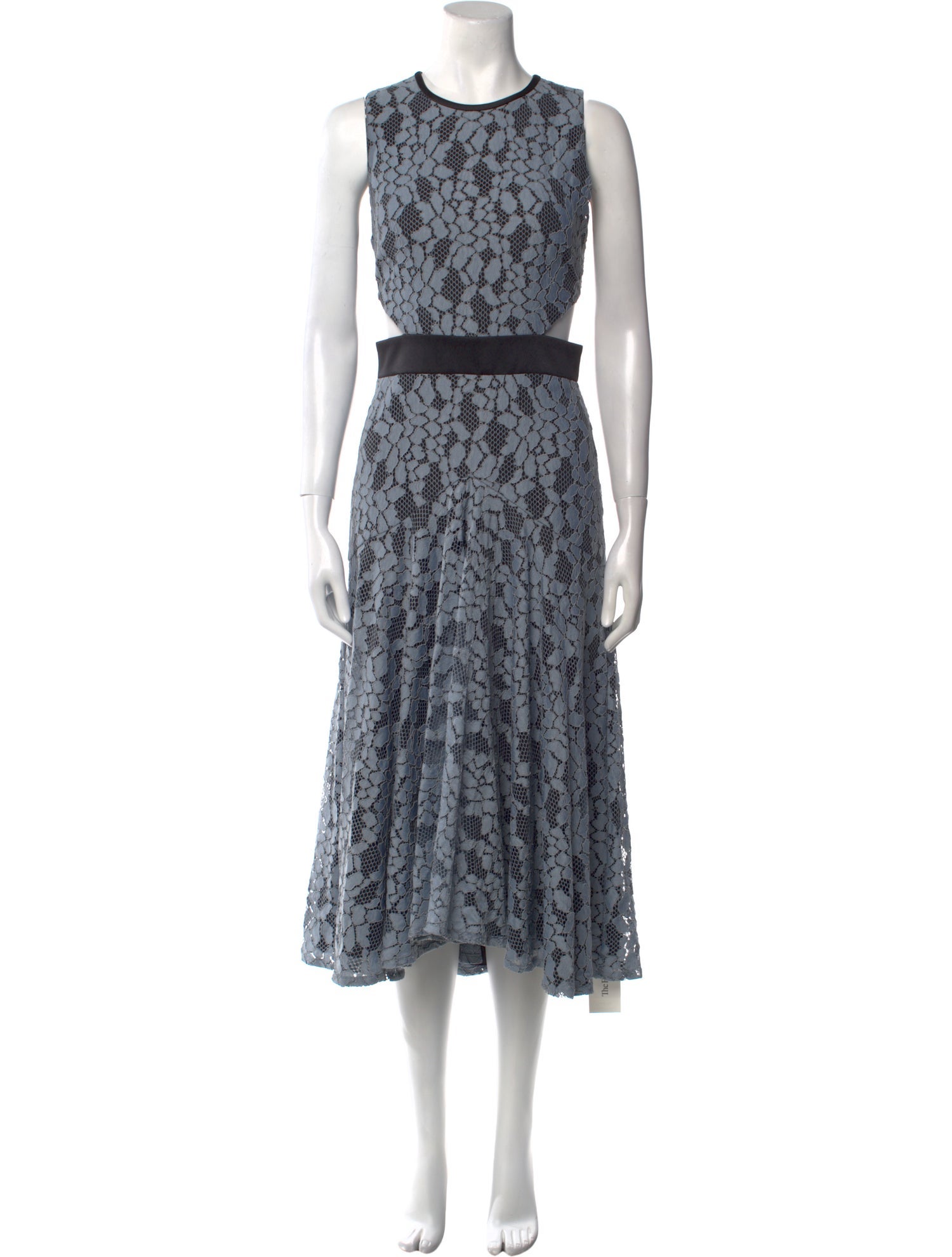 Alexis Lace Pattern Midi Length Dress