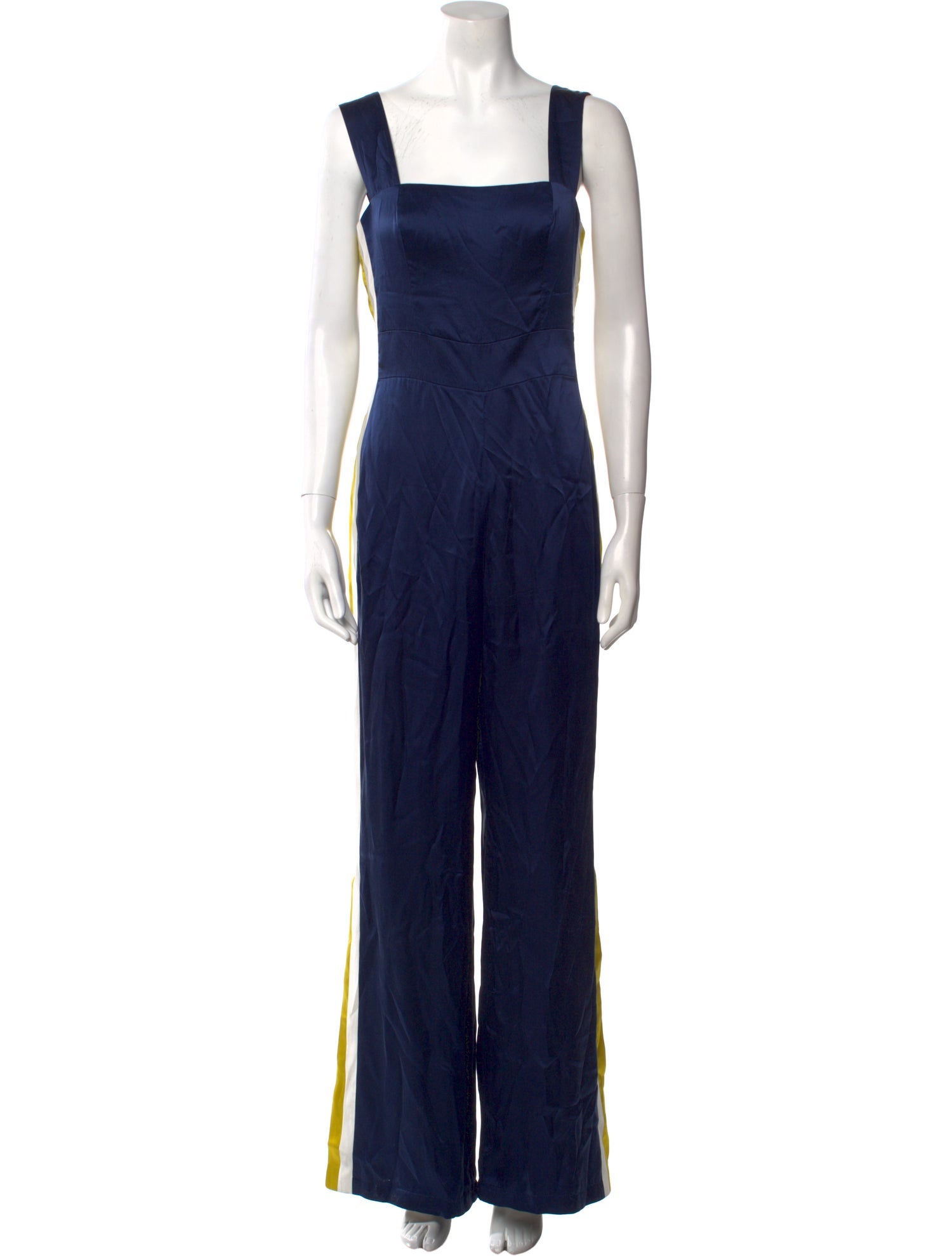 Alexis Silk Square Neckline Jumpsuit