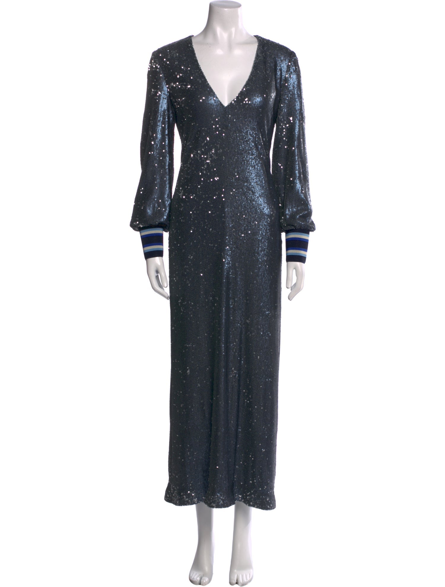 Alexis V-Neck Long Dress