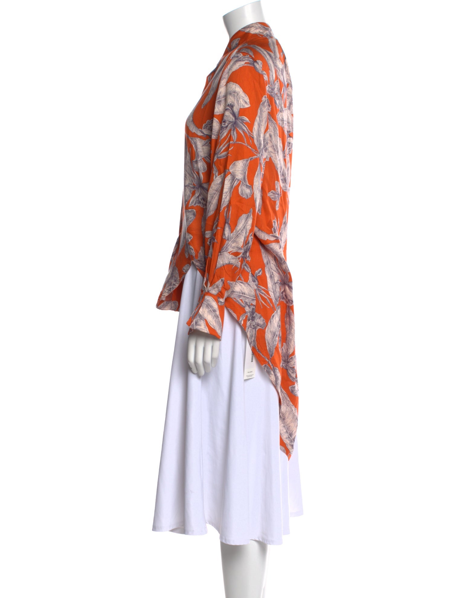 Alexis Printed Mock Neck Blouse