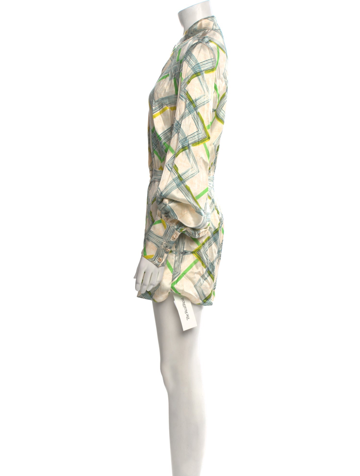 Alexis Printed Mock Neck Romper