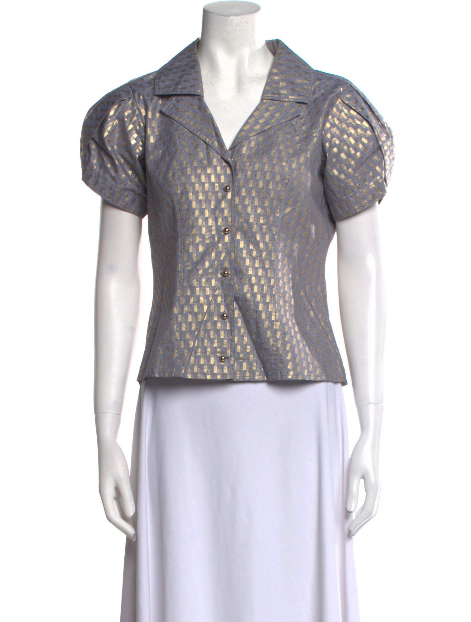 Alexis Printed Short Sleeve Polo